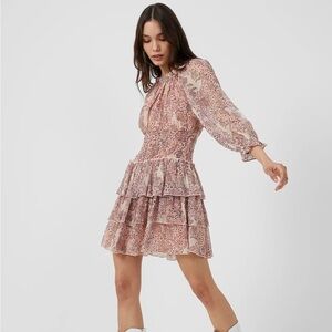 French Connection Pink Floral Mini Dress